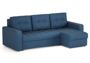 Диван угловой Тренто Leonardo 12 синий