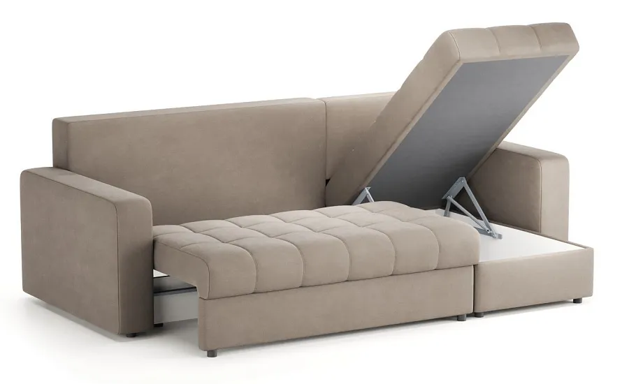 Диван угловой Тренто Leonardo 04 бежевый - 5