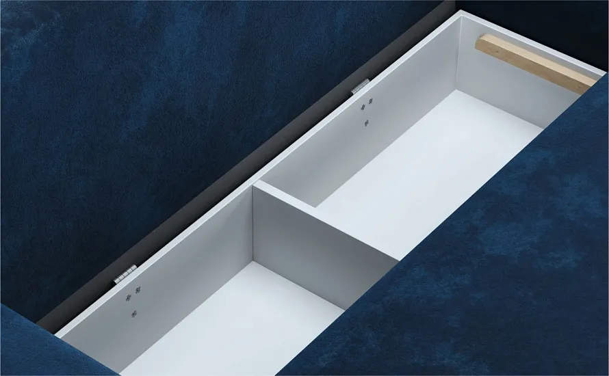 Диван угловой Арден Nuvola 79 синий - 6